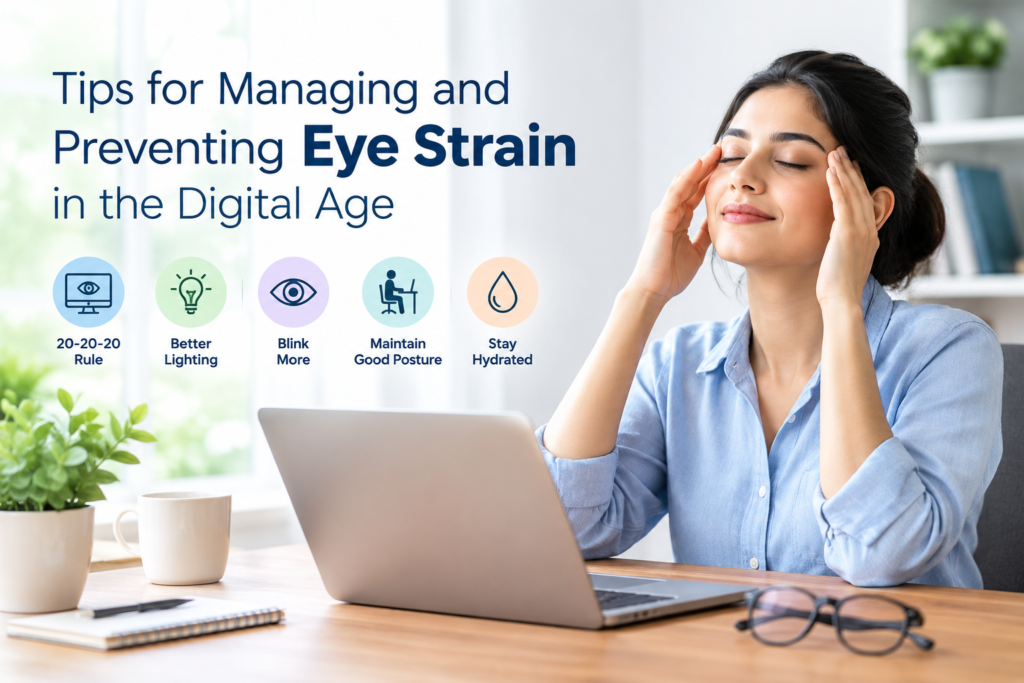 Tips for Managing and Preventing Eye Strain in the Digital Age