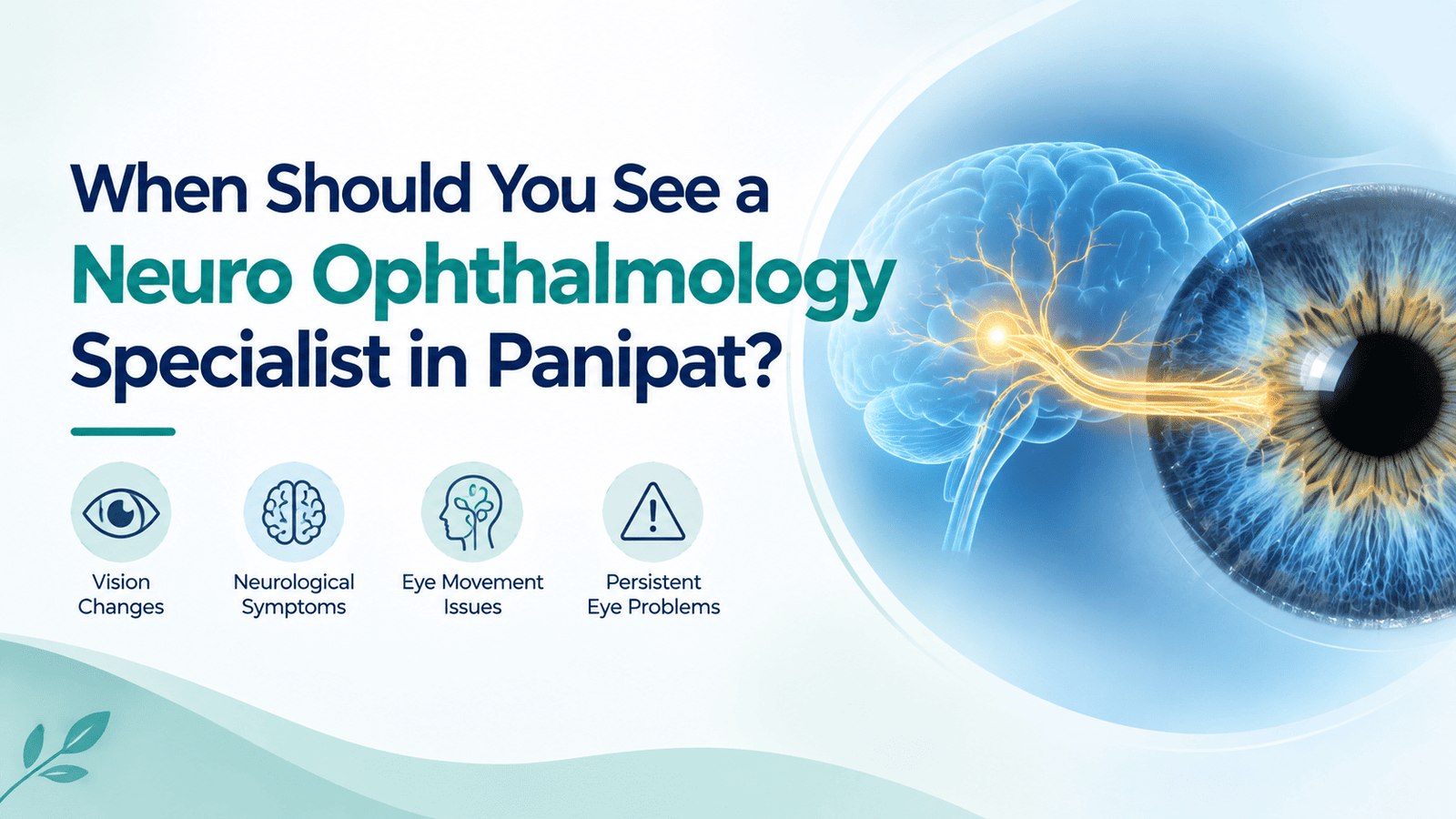 When Should You See a Neuro Ophthalmology Specialist in Panipat?