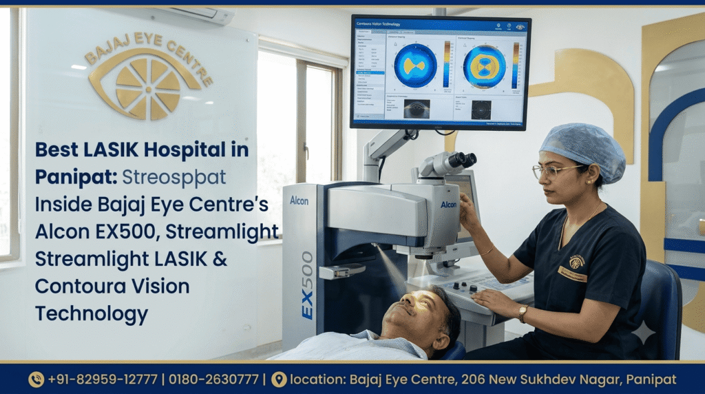 Best LASIK Hospital in Panipat: Inside Bajaj Eye Centre's Alcon EX500, Streamlight LASIK & Contoura Vision Technology