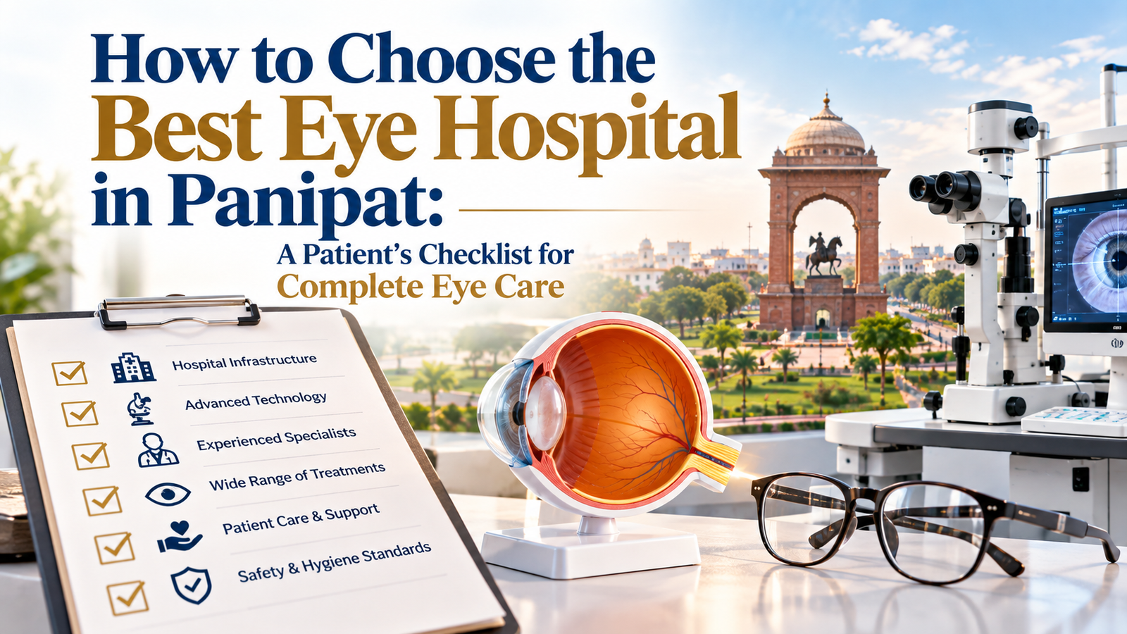 How to Choose the Best Eye Hospital in Panipat: A Patient’s Checklist for Complete Eye Care