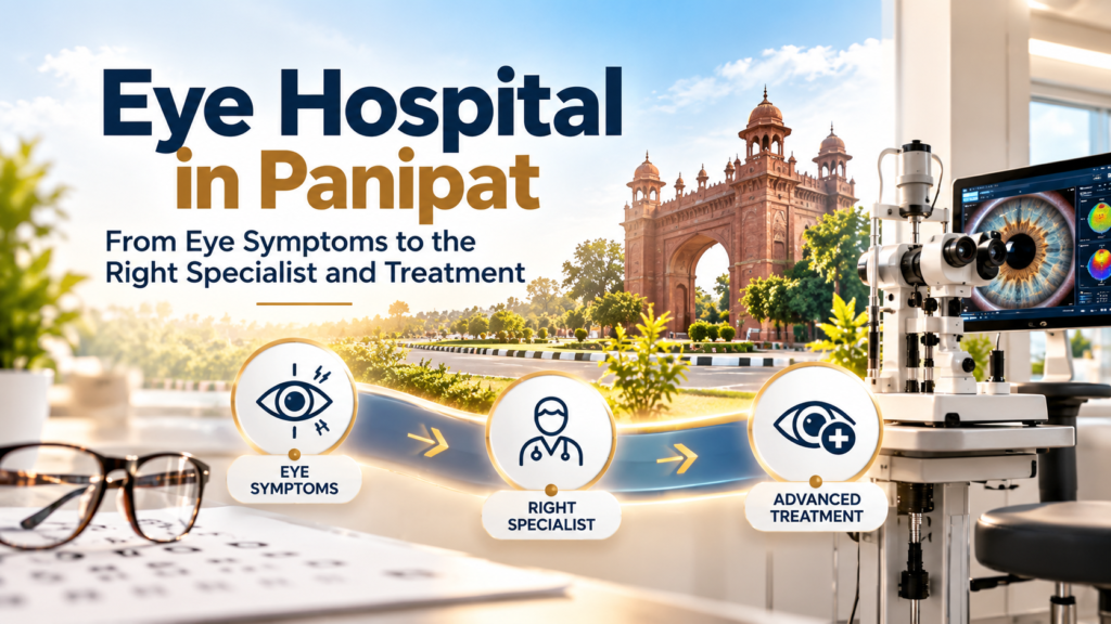 Eye Hospital in Panipat: From Eye Symptoms to the Right Specialist and Treatment